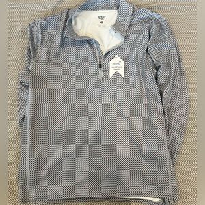 Men's Blue Zip-Up Sweater